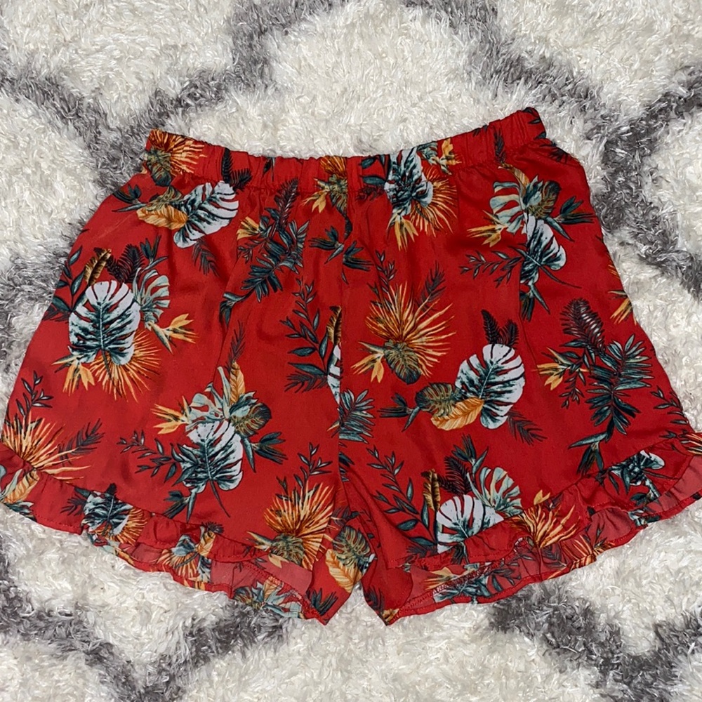 Fun & Flirty Summer Floral Shorts - XL